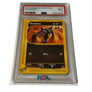 2002 PSA 9 Pokemon Expedition Houndour #113 Graded